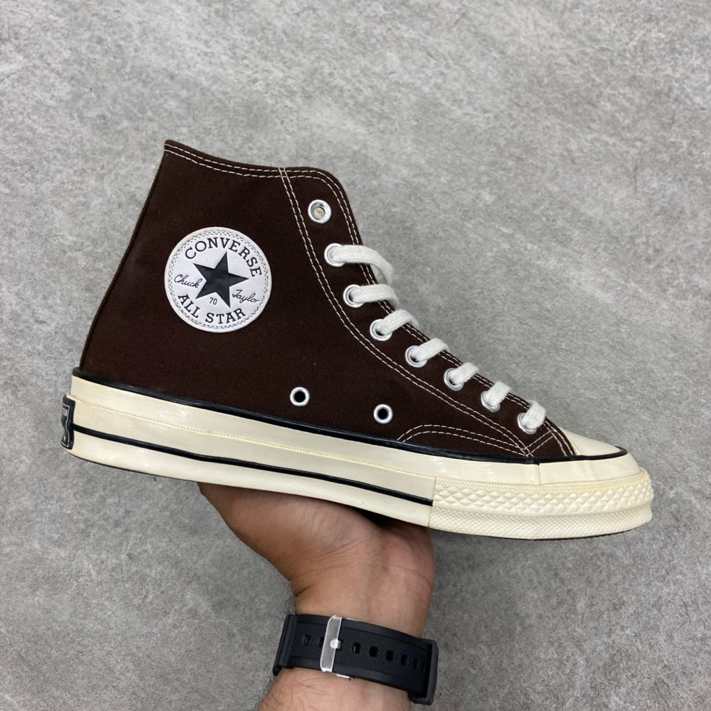 [Size 40] Rare Converse Chuck Taylor All Star 70S High Recycle Seasonal Color ‘Dark Root Brown White