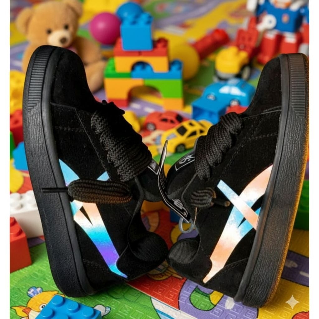 sepatu Onitsuka (Gratis kaos kaki) Anak Remaja Dewasa sekolah ukuran 30-44 menyala Pelangi desain sp