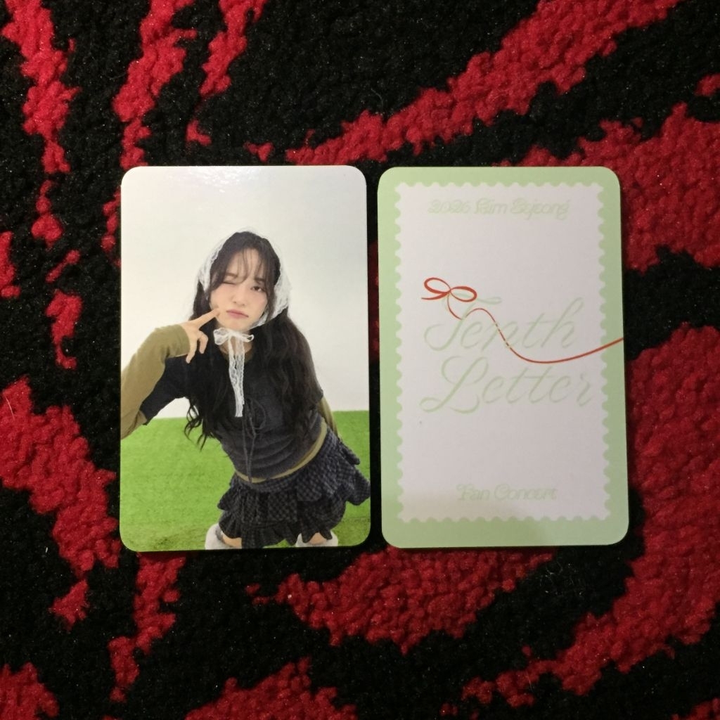 PC PHOTOCARD KIM SEJEONG TRADING CARD TENTH LETTER IN SEOUL 2026
