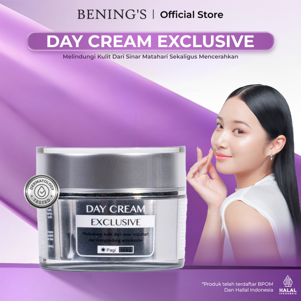 BENING'S Skincare Official Store Exclusive Day Cream New Packaging Formula Baru Mengatasi Flek Hitam