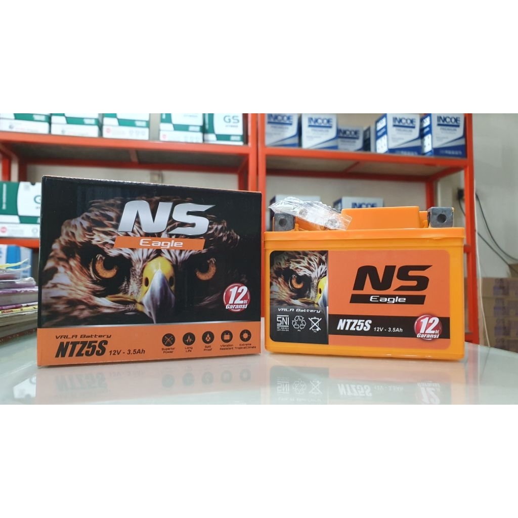Aki Motor Ns Eagle NTZ5S GTZ5S Aki kering
