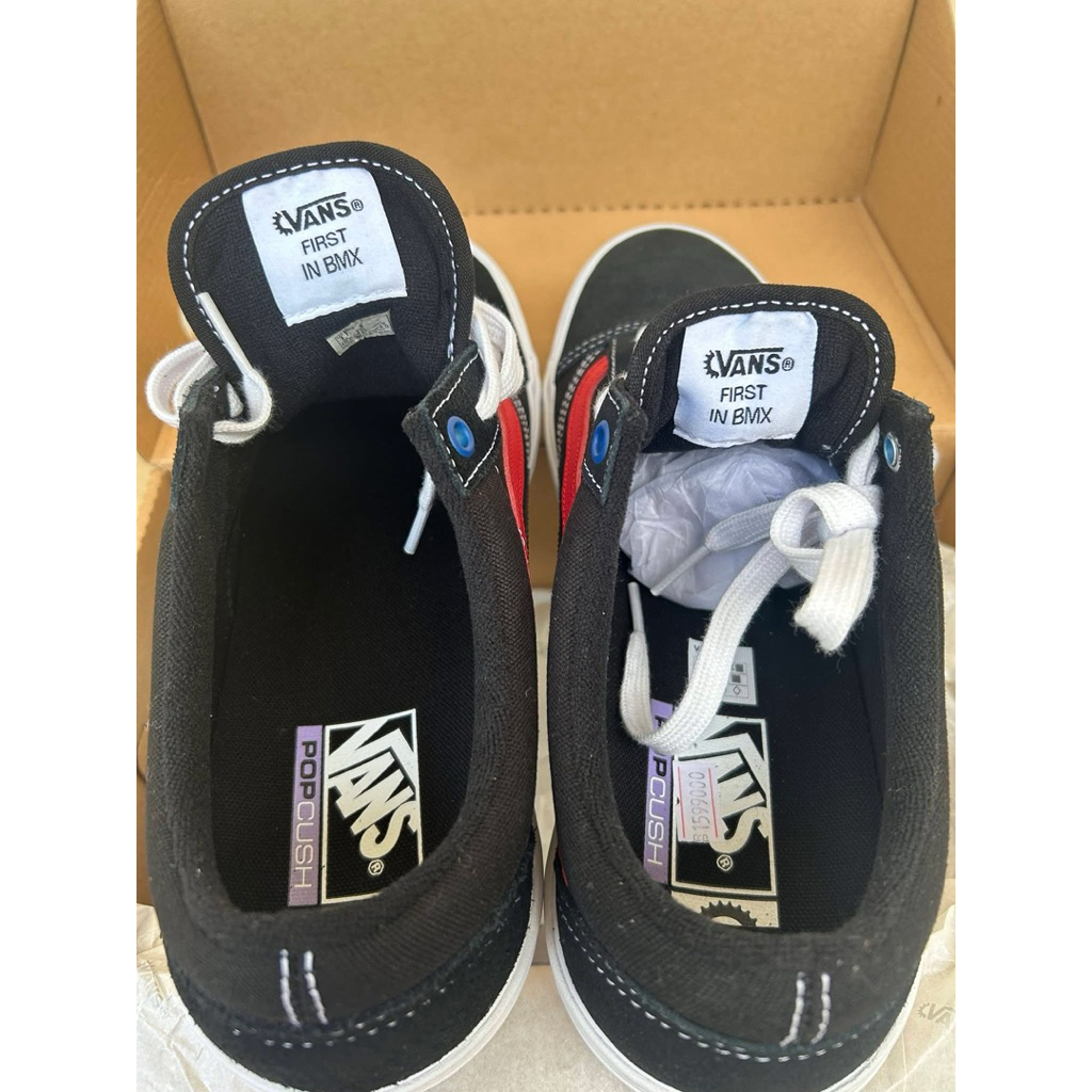 Sepatu Vans Original Size 44,5 Warna Hitam dan Cokelat