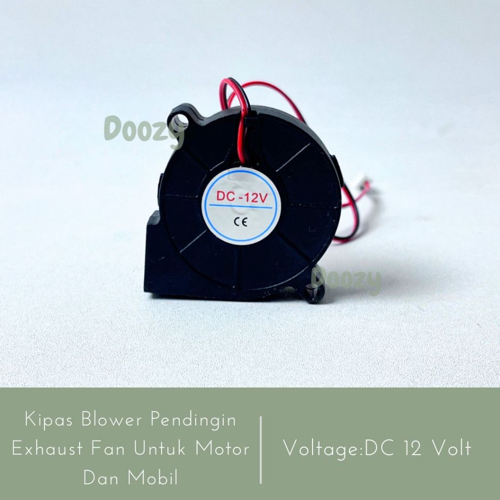 Kipas Blower pendingin exhaust fan black Untuk Mobil Sepeda Motor