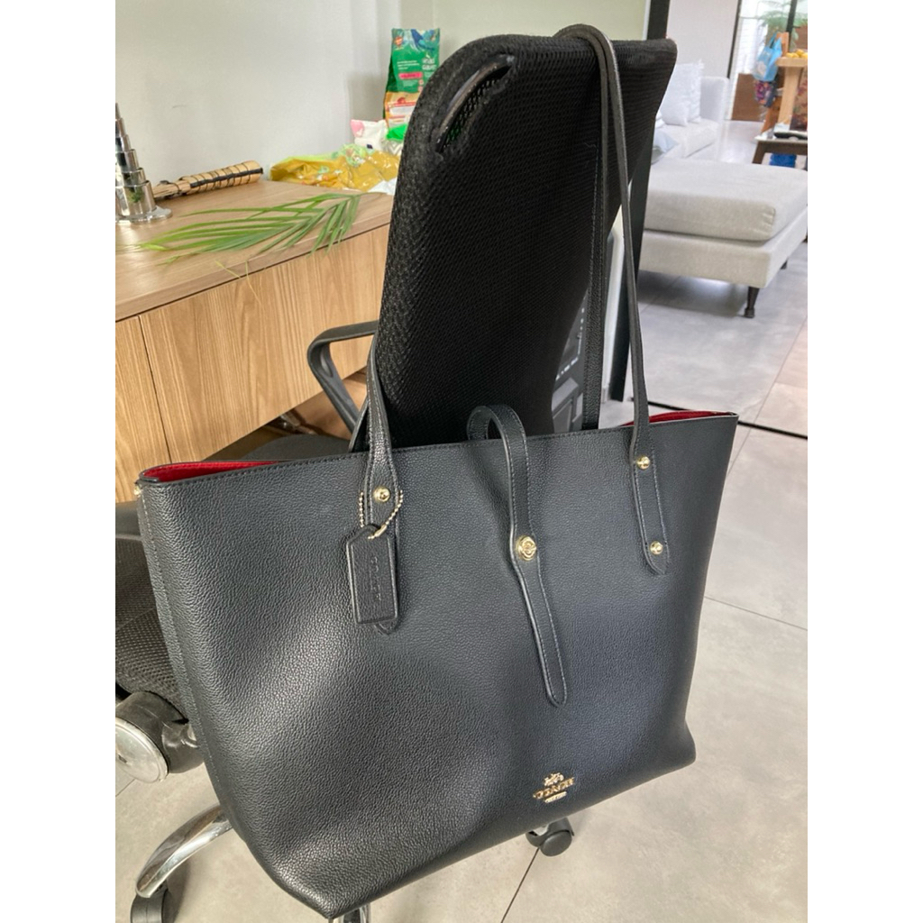 Tas Coach wanita hitam ori preloved