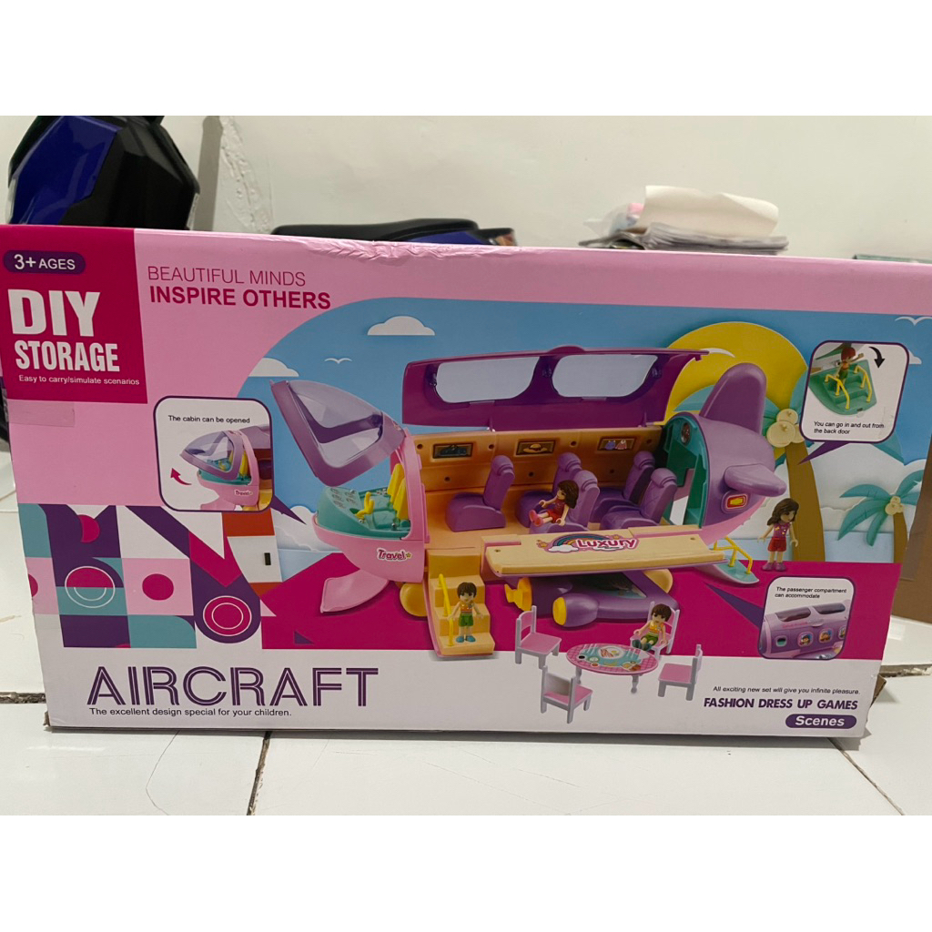 Mainan Mr. DIY Storage Aircraft Pesawat Anak Jual Rugi