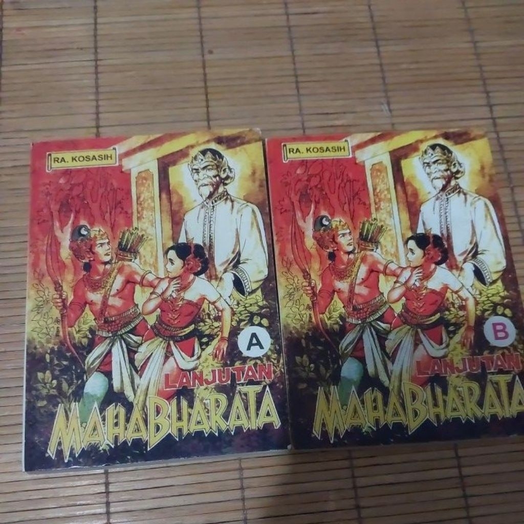[SET] Komik Lanjutan Mahabharata A & B By RA. Kosasih (Preloved)