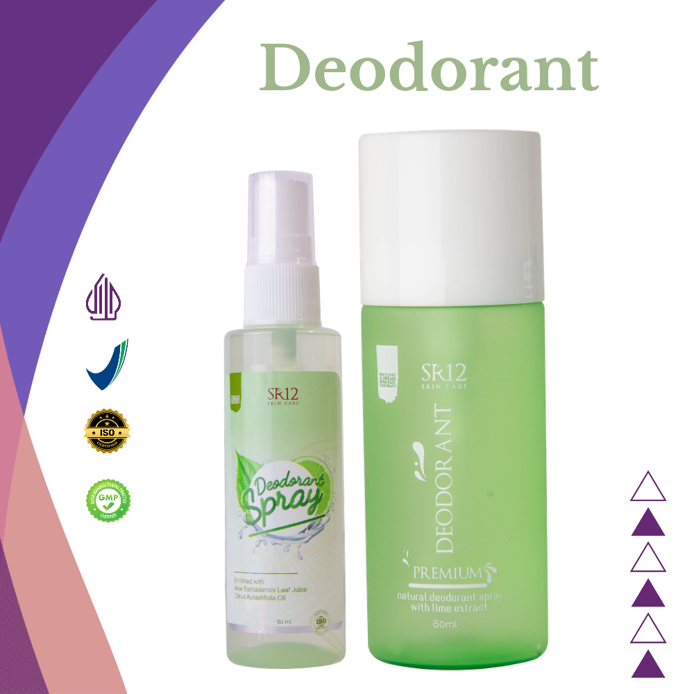 Deo Spray SR12 Deo Tawas Alami Deodorant SR12 Semua Variant