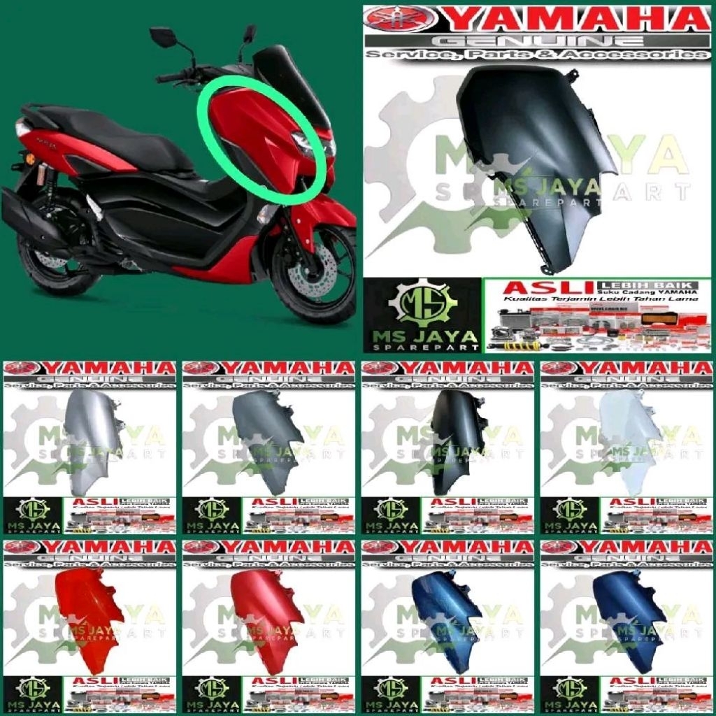 BODY COWLING COVER LAMPU DEPAN ALL NEW NMAX 155 CONNECTED KANAN atau KIRI ORIGINAL YAMAHA B6H-F8351-