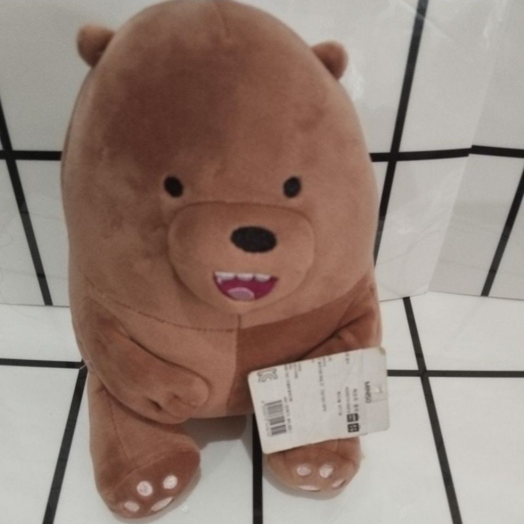 boneka wbb coklat polos