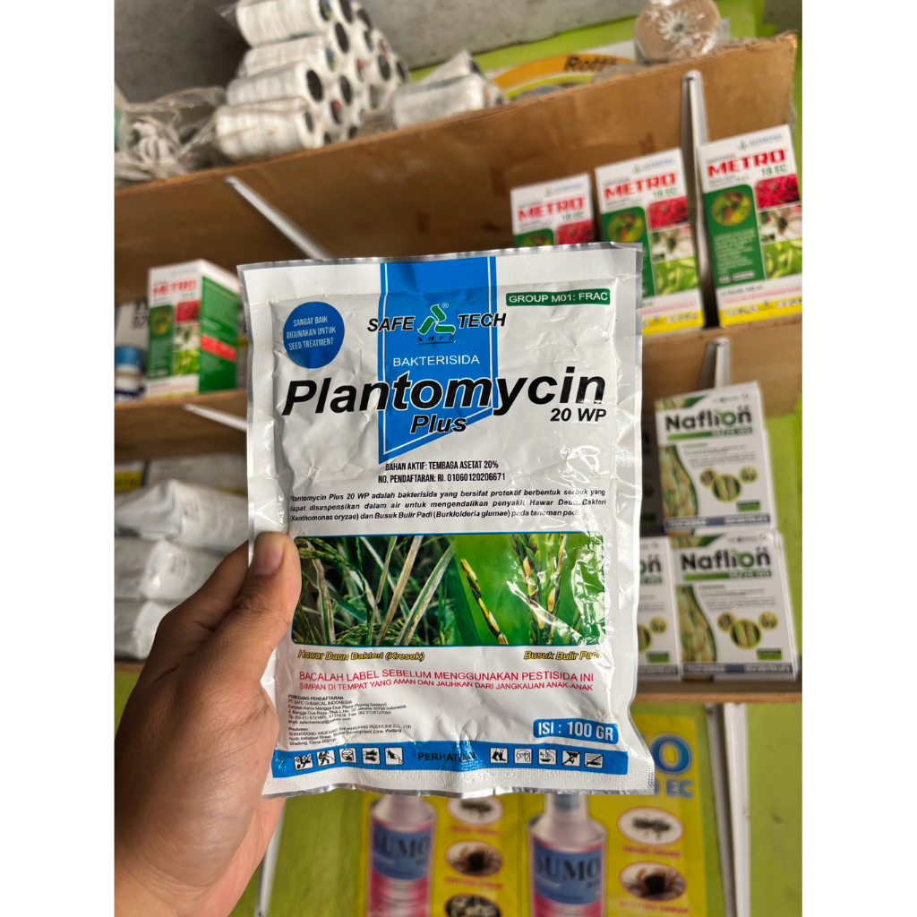 Bakterisida Plantomycin Plus Kemasan 100 Gram