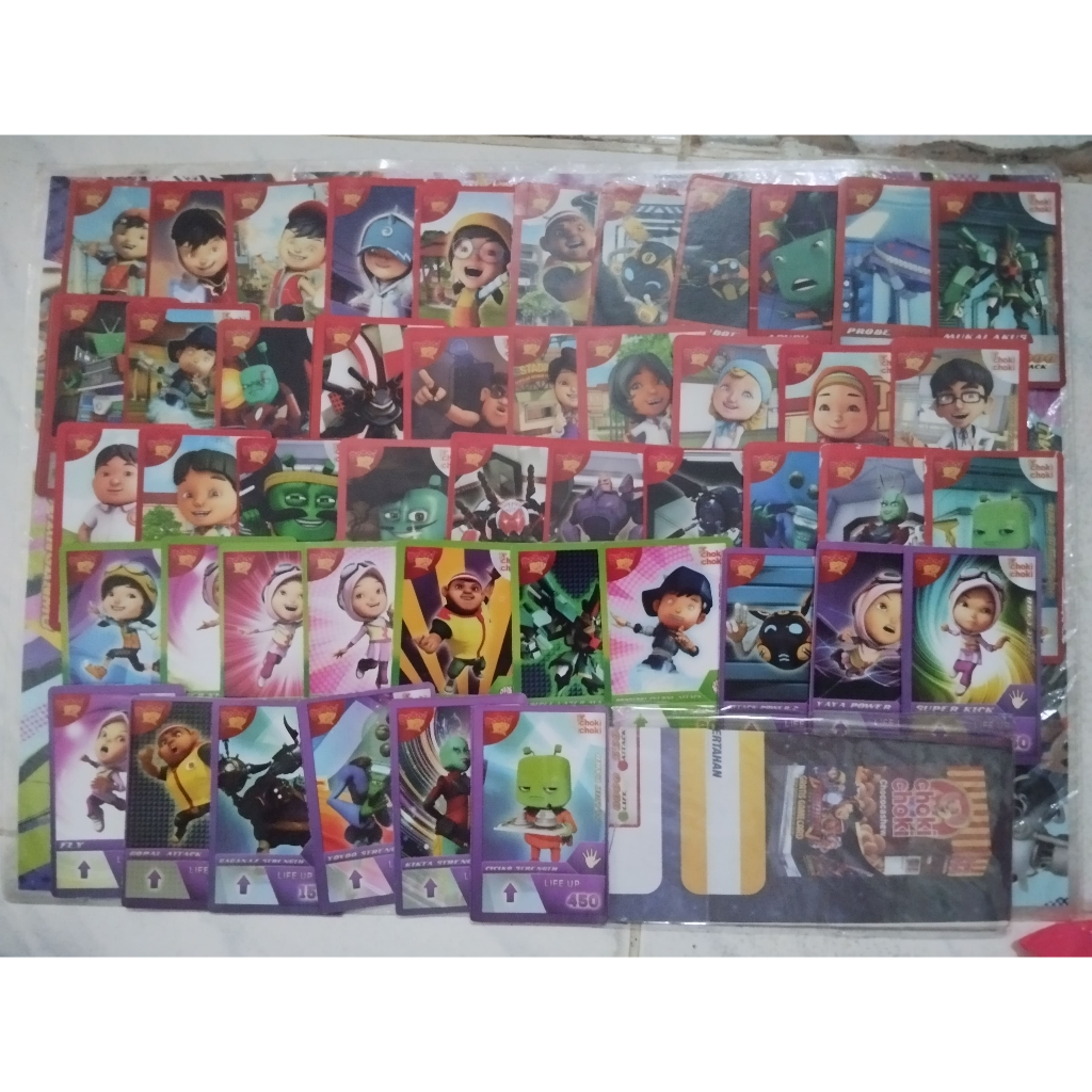 BoBoiBoy The Movie Choki-choki AR 2016 (Hampir Fullset)