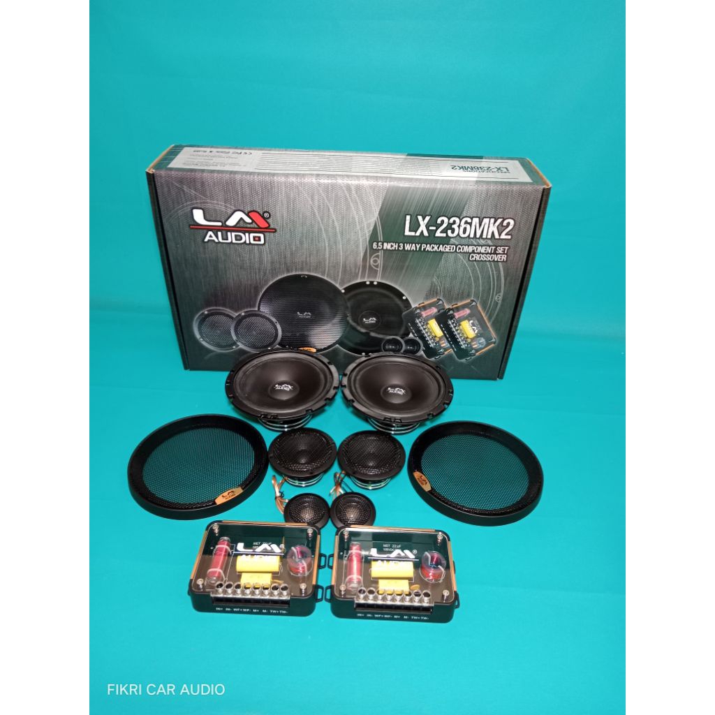 Speaker 3way LM AUDIO seri LX-236MK2 Speaker Midbass Crossover 3way Twitter Audio Mobil