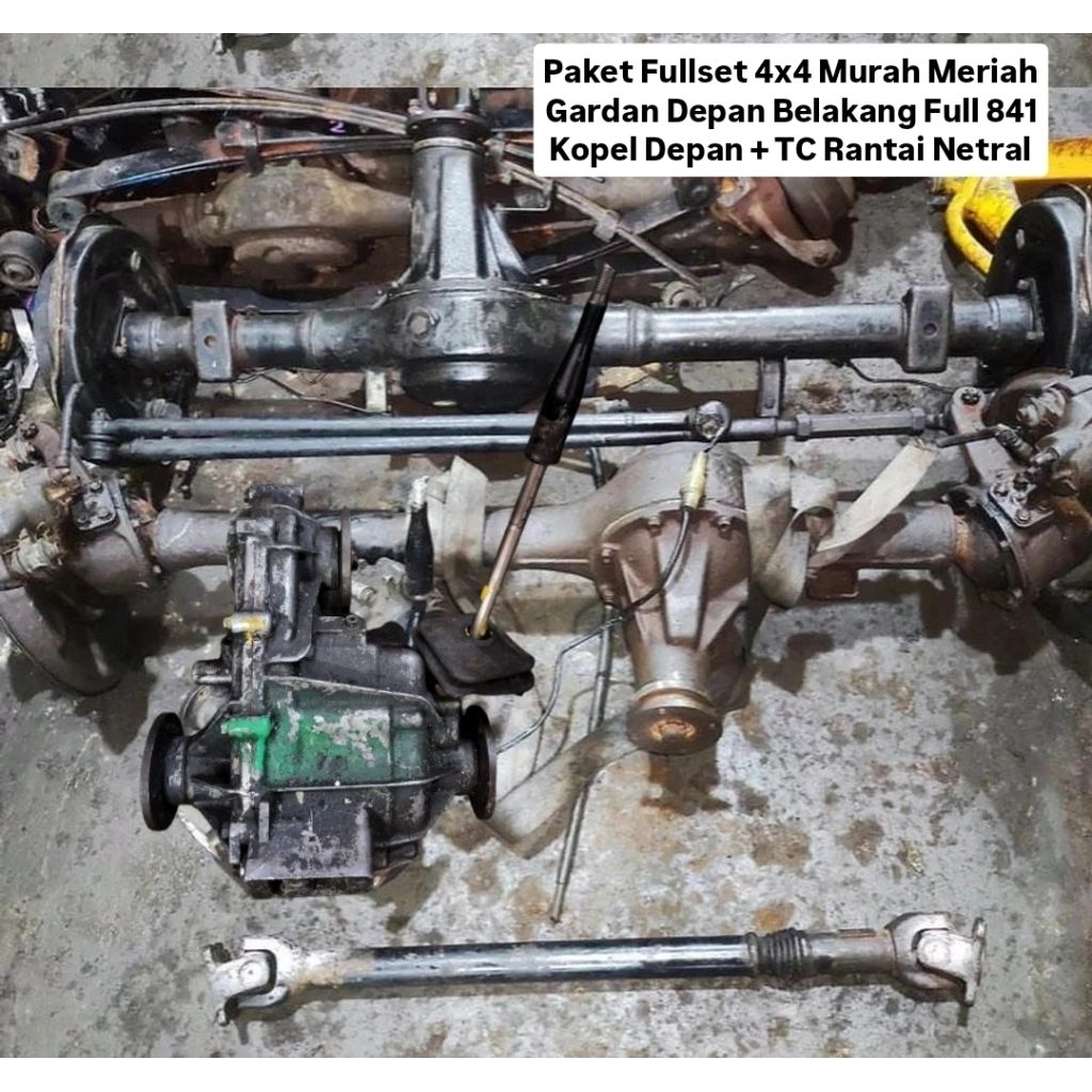 Paket Hemat Gardan Jimny Katana 4x4 4wd Set FG 841 Transfercase Rantai Kopel Depan Original ex japan