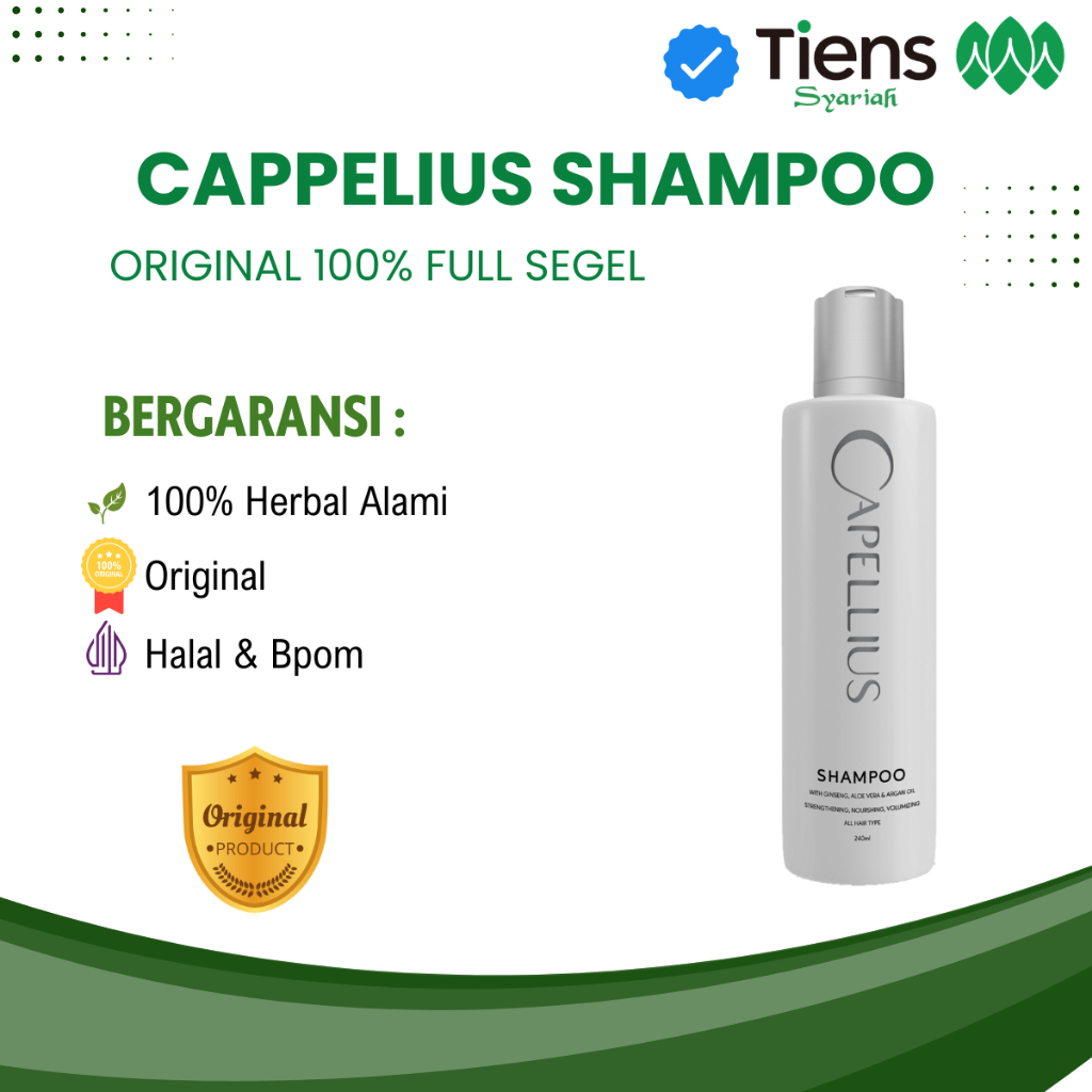 Shampoo Tiens Cappelius Untuk Penumbuh Rambut Rontok Rusak