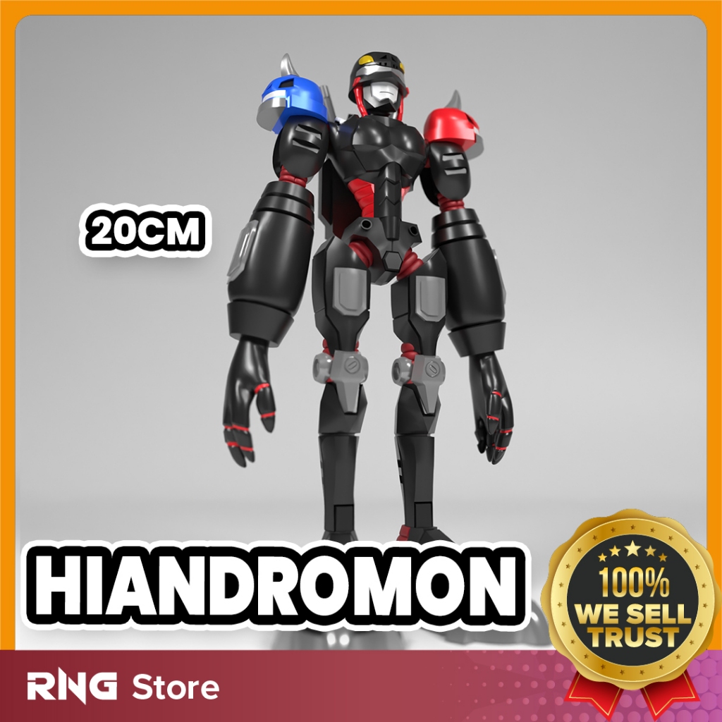 Hiandromon Mega Digimon Figure Toys Statue Action Figure