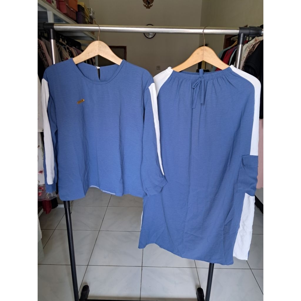 NEW Sale one set rok cargo setelan wanita