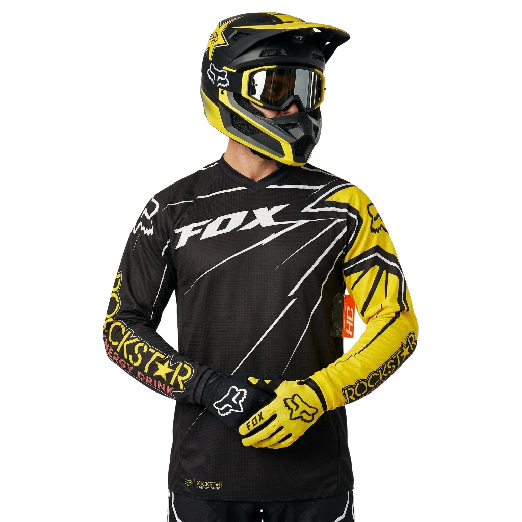 FOX HC Rockstar Black Jersey Motocross Original