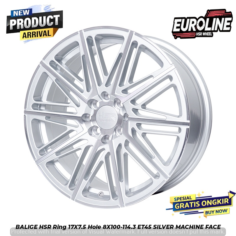 JUAL VELG MOBIL HSR BALIGE R17 LOBANG 4 COCOK BUAT AVANZA ROCKY MOBILIO YARIS DLL FREE ONGKIR