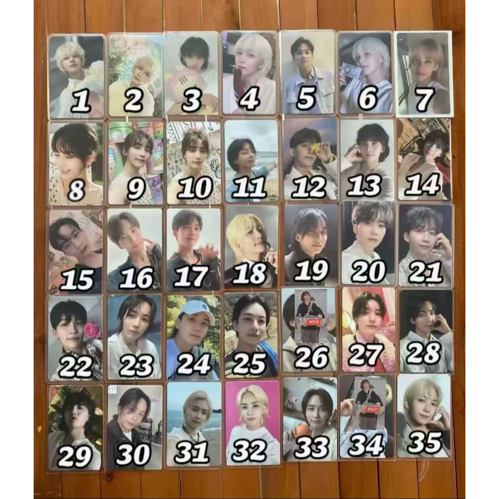 WTS Photocard Jeonghan Seventeen official