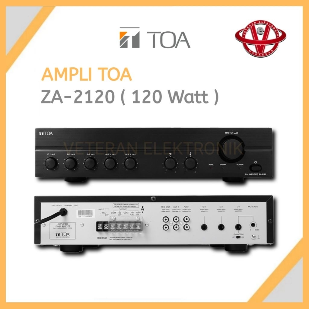 Amplifier TOA ZA-2120 120watt