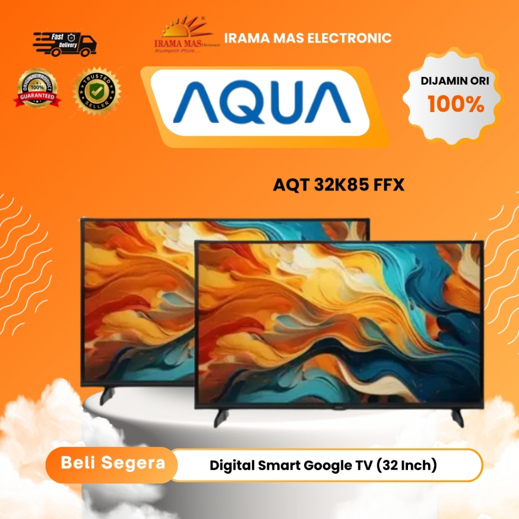 TV LED AQUA AQT32K85FFX Digital Smart Google TV (32 Inch)