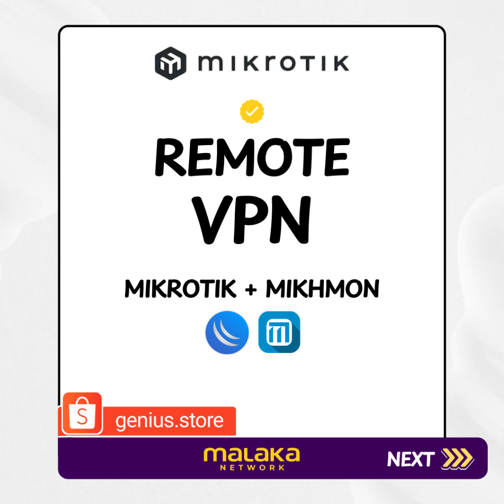 VPN Remote Winbox + Mikhmon 1 Tahun