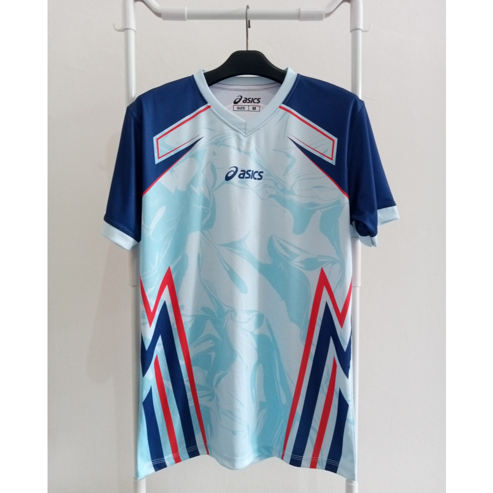 Kaos Voli Badminton Men Asics/Jersey Voli Badminton Men Asics//Celana Voli Badminton Men Asics/Setel