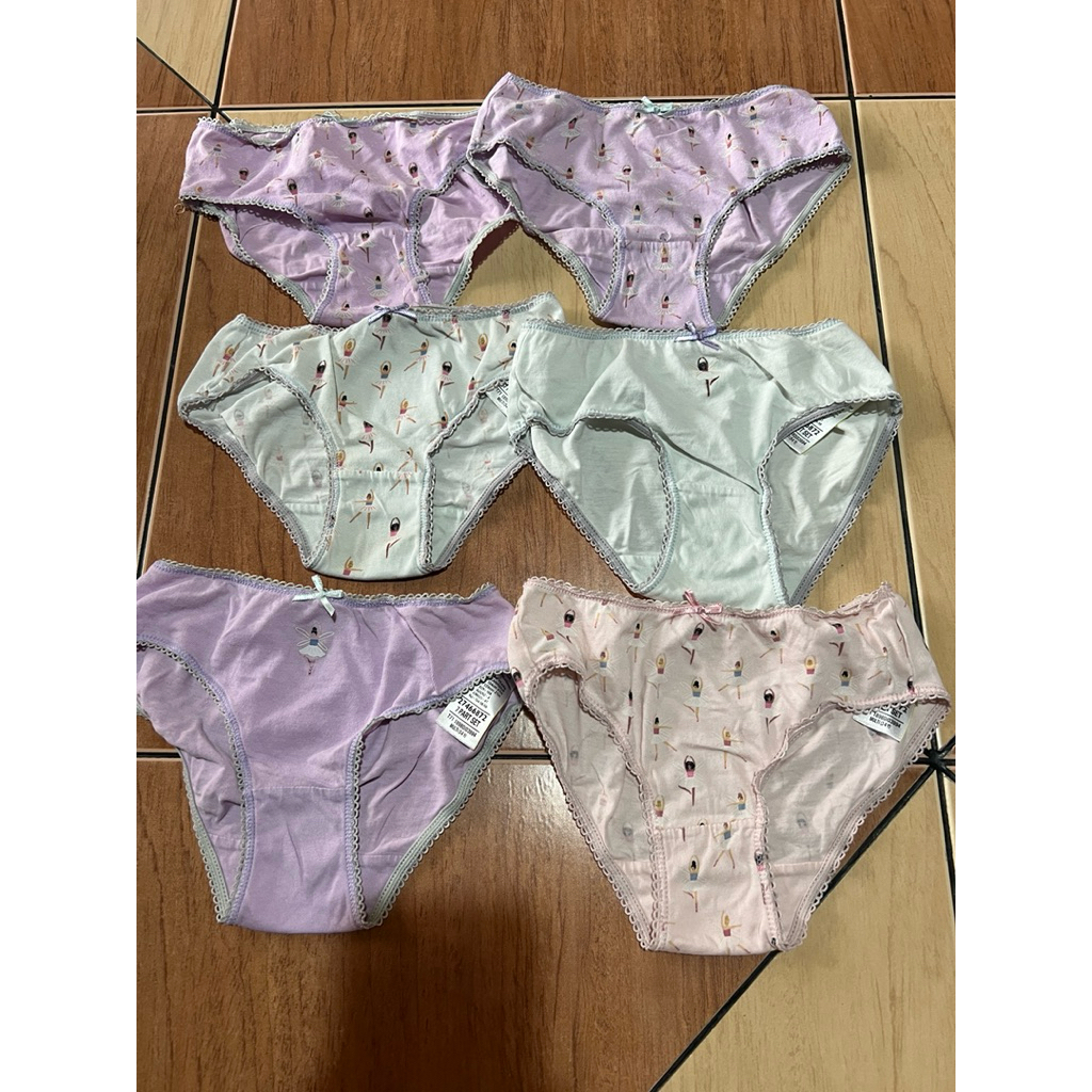 preloved marks and spencer fairy brief celana dalam anak perempuan 3-4 tahun