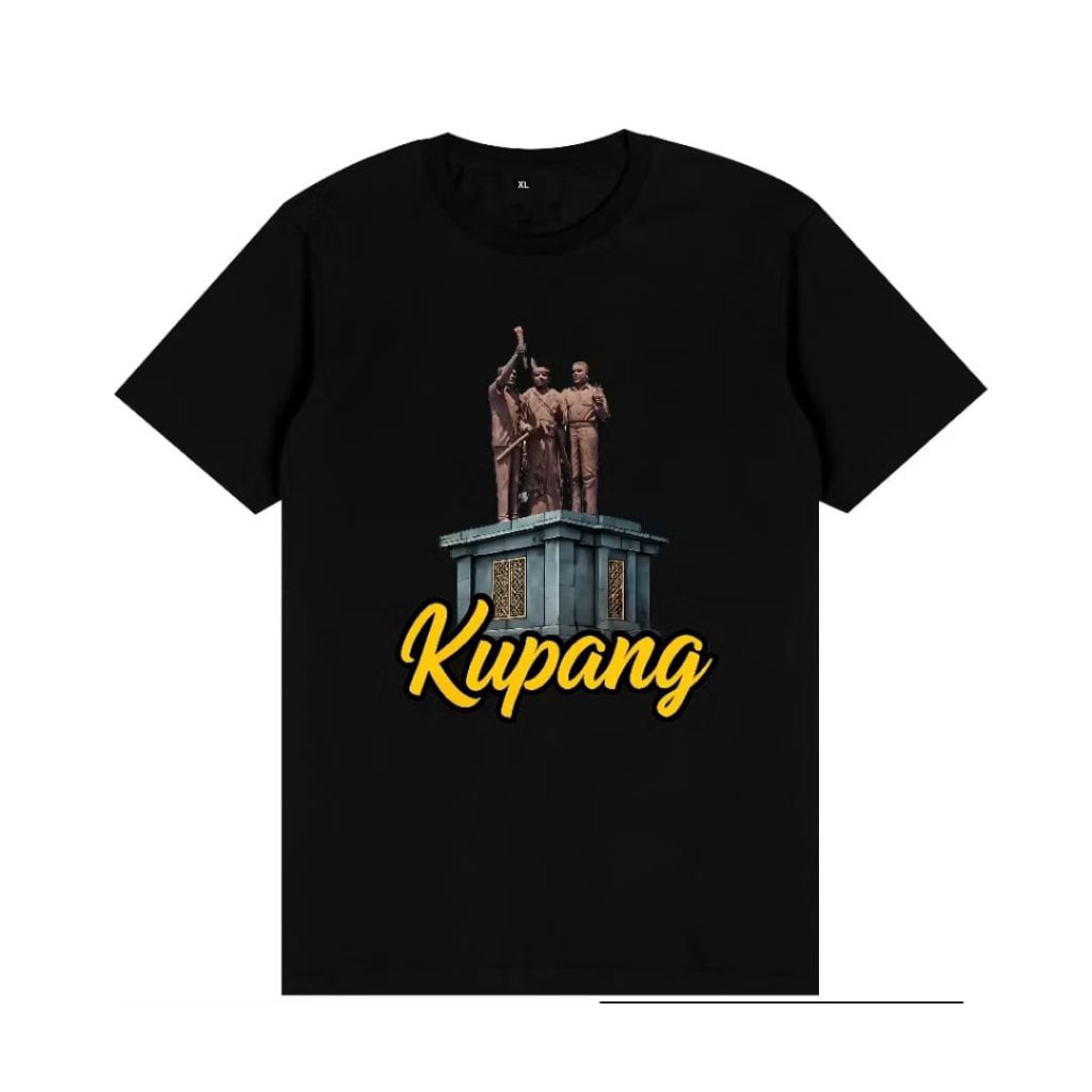 KAOS KUPANG GAMBAR DEPAN TUGU