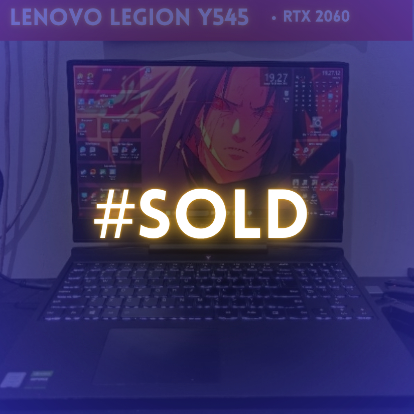 Lenovo Legion Y545 - RTX 2060 6gb - Ram 20gb - SSD 768gb + Bonus