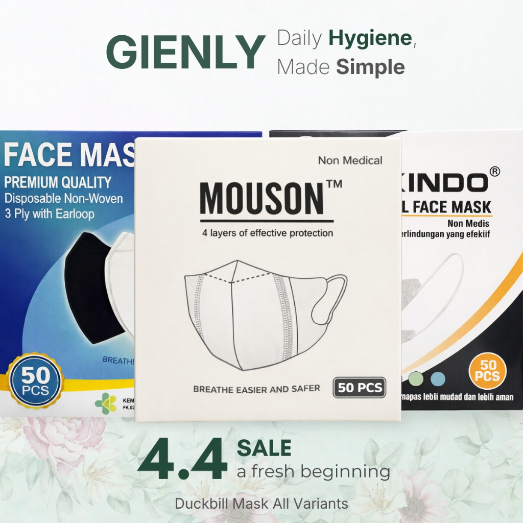 GIENLY - Masker Duckbill All Variants Mouson Alkindo Face Mask
