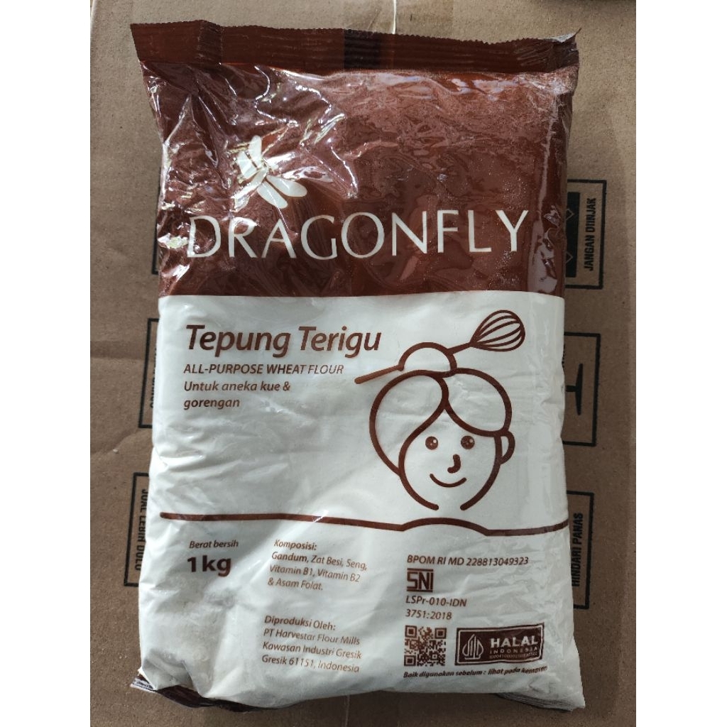 Tepung Terigu Dragonfly 1 kg - Protein Sedang
