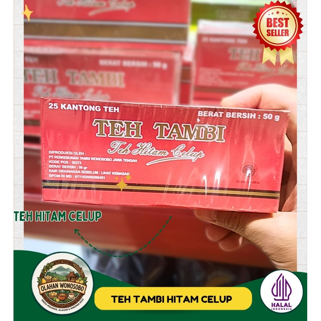 Teh Tambi Teh Celup Hitam ||| PT.Tambi | Teh Hitam | Teh wangi