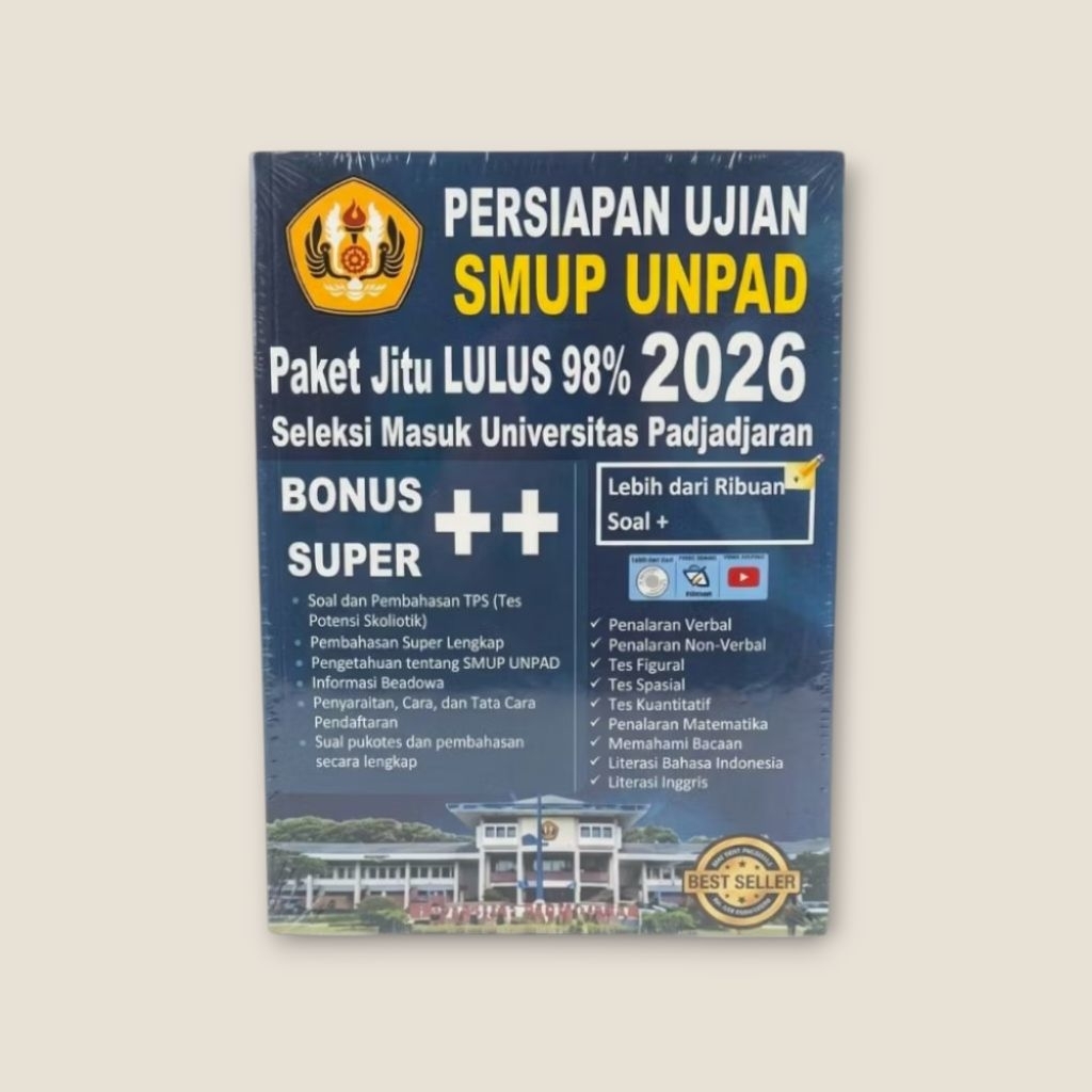 ​Buku Persiapan SMUP UNPAD 2026 - Paket Jitu Lulus 98%