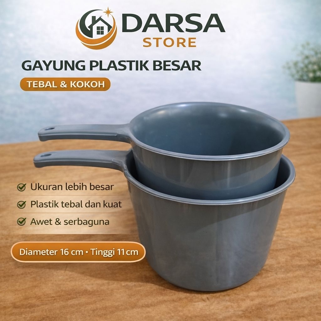 Gayung Mandi Besar Gayung Plastik Tebal Kokoh