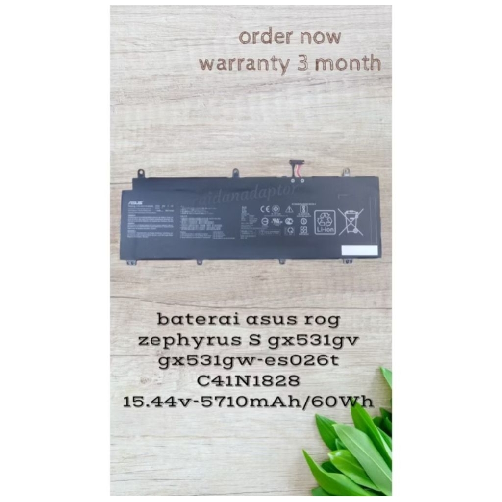 BATERAI/BATTERY Laptop Asus Zephyrus S GX531,GX531 GX531GM GX531GS-AH76 GX531GX GX531G, GX531GVGX531
