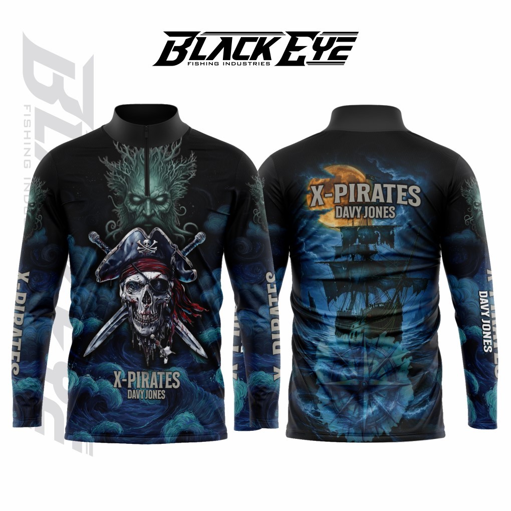 BLACK EYE JERSEY MANCING TEGEK ALEXANDRIA X-PIRATES FULL PRINT PREMIUM