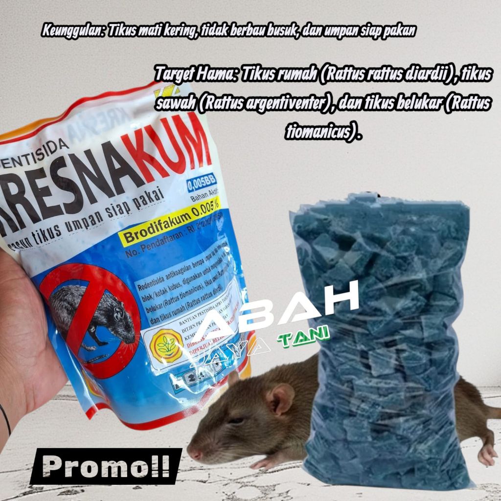 AMPUH RACUN TIKUS RODENTISIDA KRESNAKUM