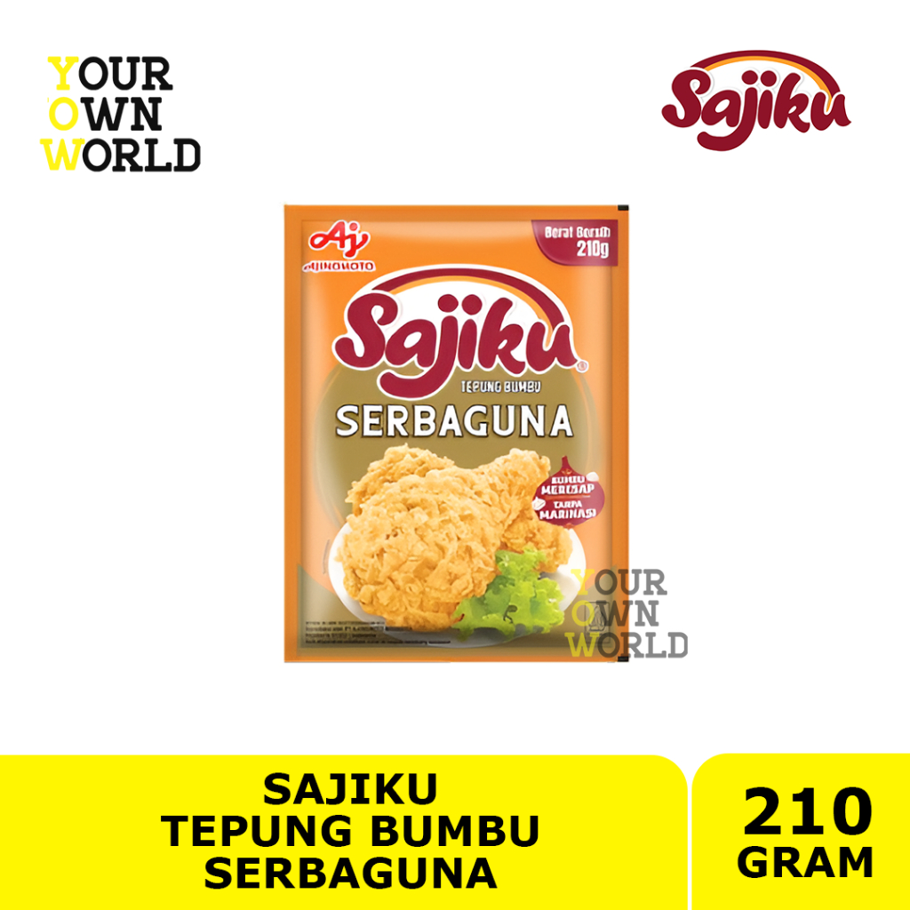 Sajiku® Tepung Bumbu Serba Guna Sachet 210gr | Sajiku® Tepung Bumbu Serba Guna Sachet 210 gr | Sajik