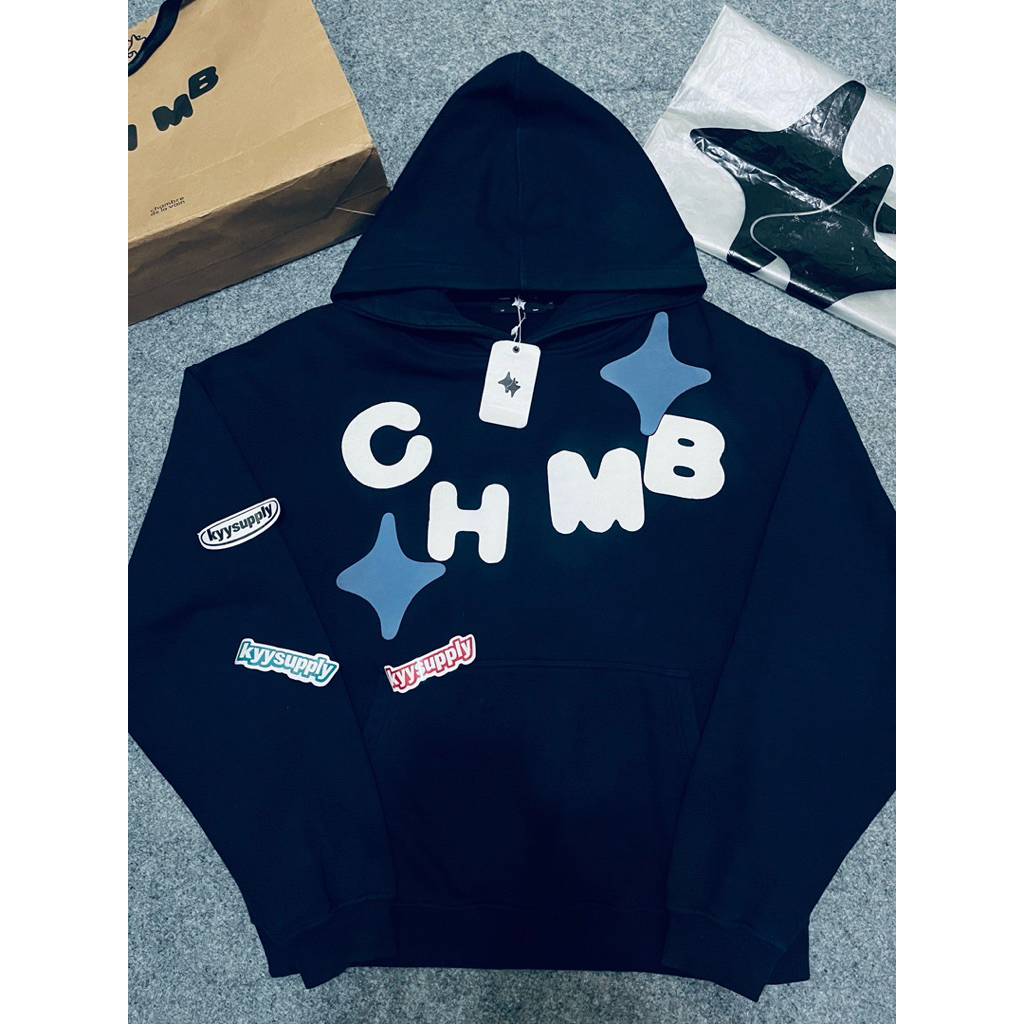 HOODIE CHMB SHOOTING LOVE NAVY