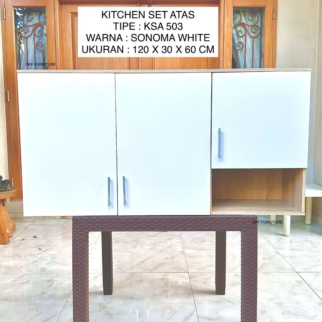 KITCHEN SET ATAS 3 PINTU LEMARI ATAS KITCHEN SET