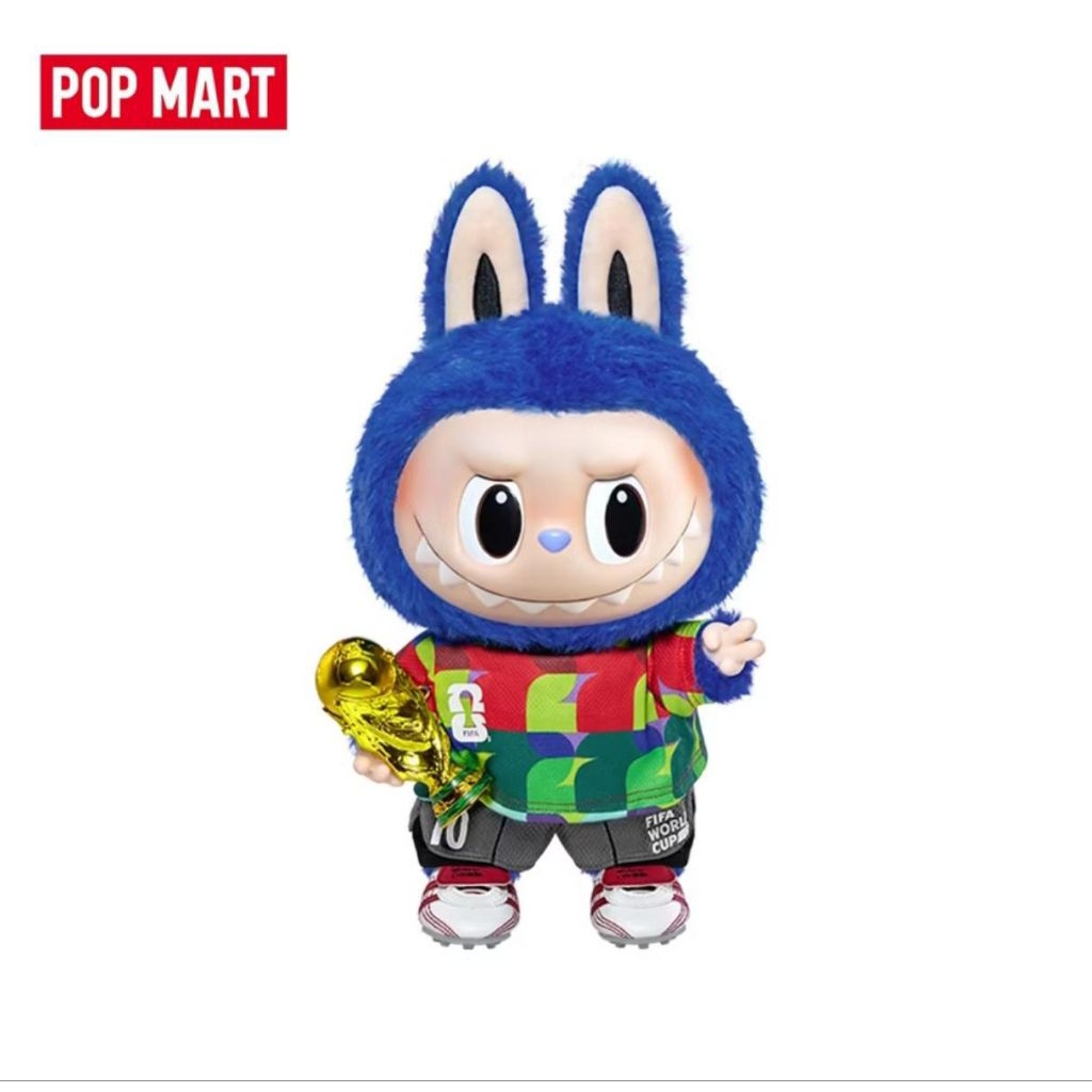 READY The Monster x FIFA SERIES Catch the Win Vinyl Plush Doll Labubu Zimomo