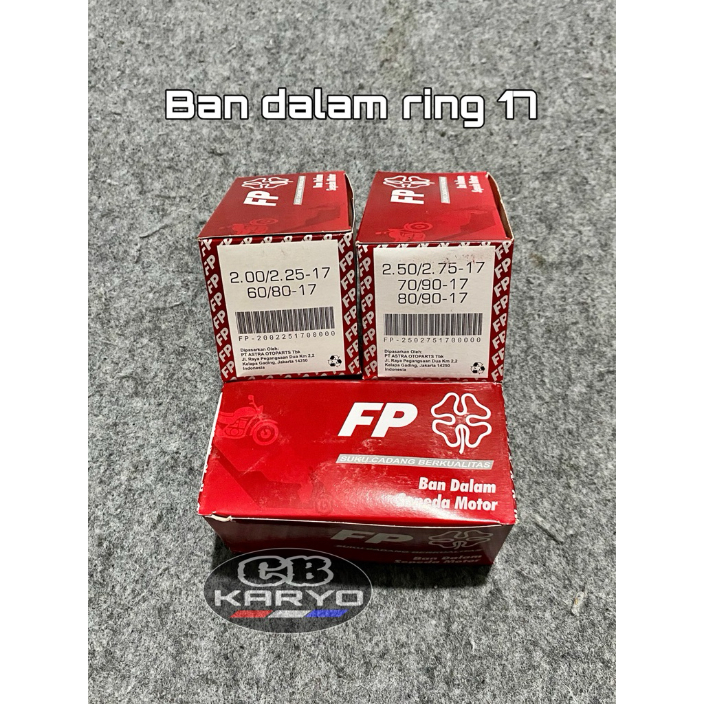 BAN DALAM FEDERAL 200 225 250 275 RING 17
