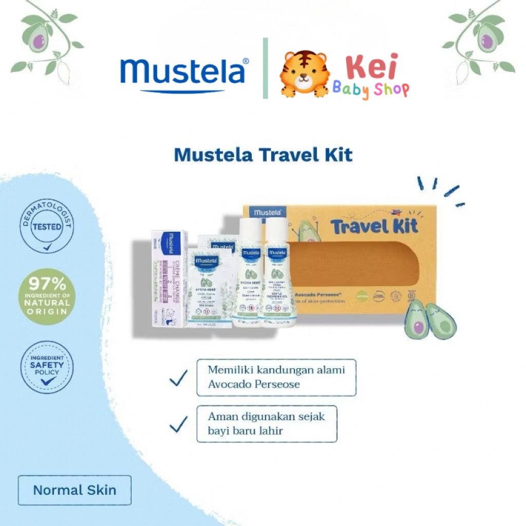 Mustela Travel Kit 4s Paket Mustela