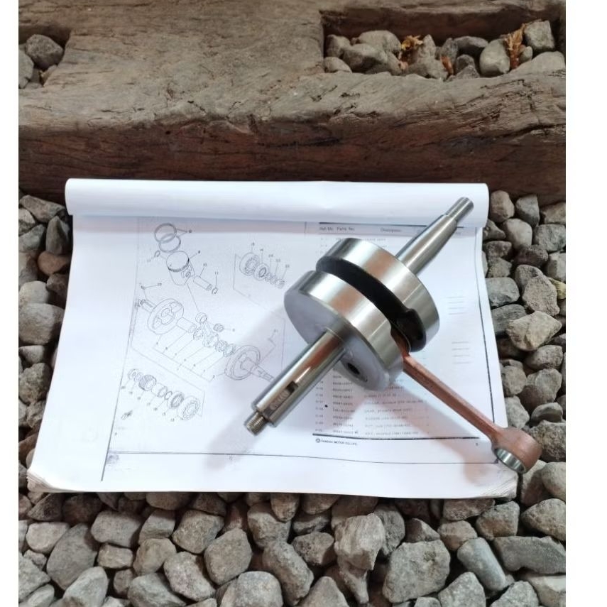 Kruk As Bandul DTx Yamaha DT100 Trail Enduro Lengkap Stang Piston