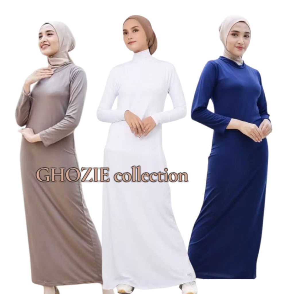 Inner gamis spandek lengan panjang / daleman kebaya inner gamis kaftan