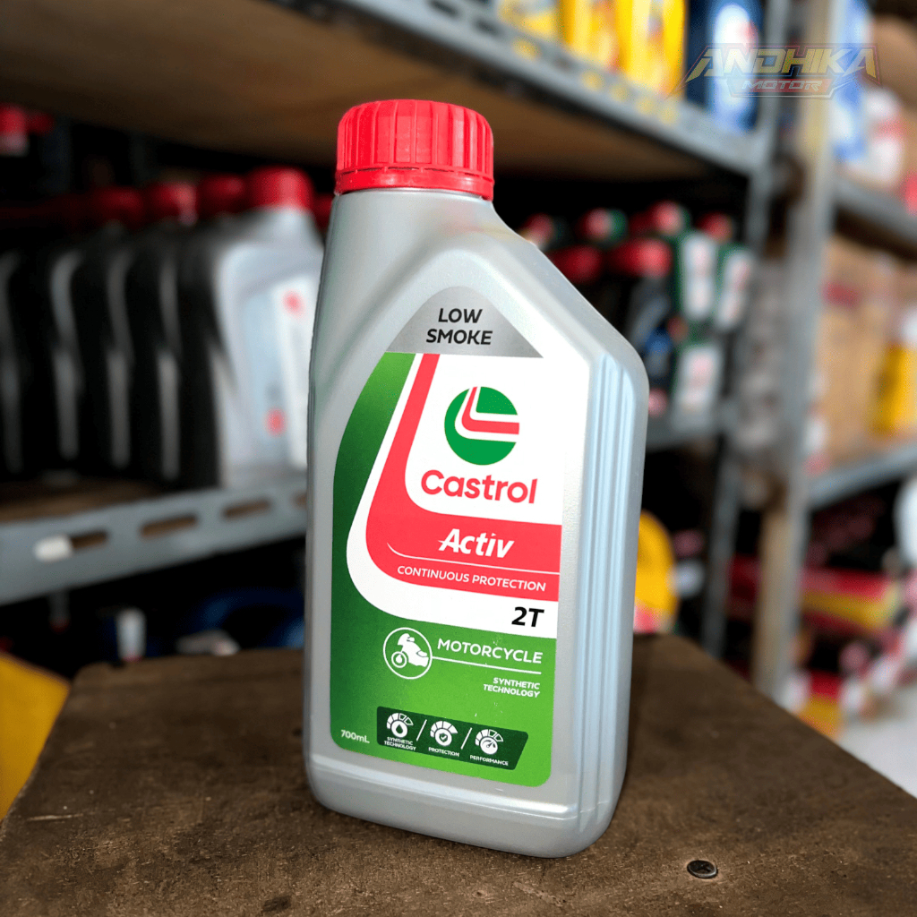 [ASLI] OLI SAMPING CASTROL 2T 700ml LOW SMOKE ORIGINAL