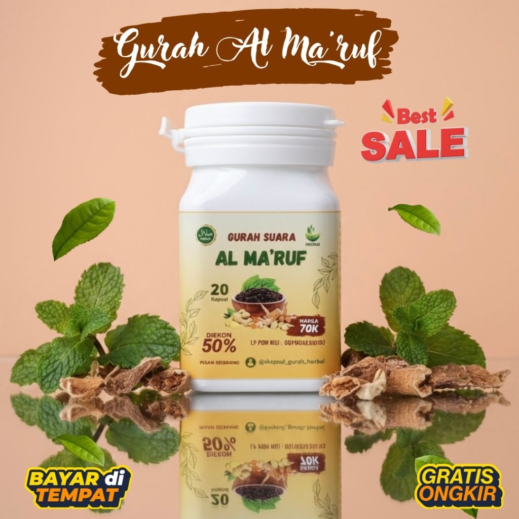 HERBAL GURAH AL MA'RUF , MEMBANTU SUARA MENJADI MERDU