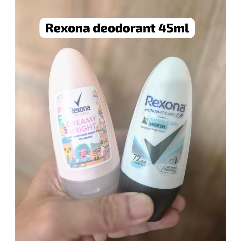 REXONA DEODORANT 45ML|REXONA MOTION ACTIVATED DEODORANT ROLL ON 45ml