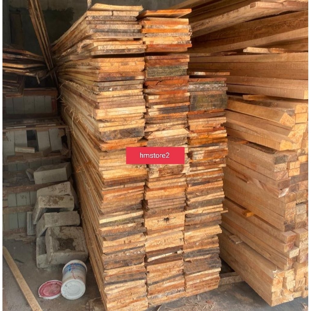 Papan Cor Kayu Sengon 1cm x 18cm x 2 Meter - Papan Bekisting / Cor Tiang Murah
